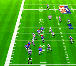 NFL Pro Football '94 (Japan) In game screenshot
